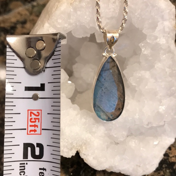 Jewelry - STERLING SILVER FACETED GENUINE LABADORITE 345.00 NWT